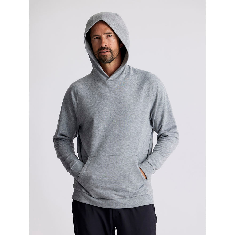 Free Fly Apparel Mens Bamboo Lightweight Fleece Hoodie Heather Grey
