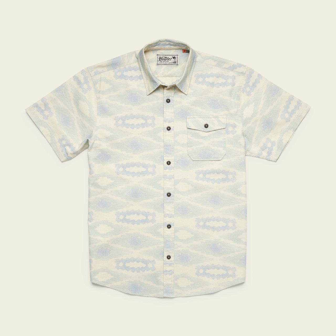 Howler Brothers Mens San Gabriel Short Sleeve Shirt TAK Taki: Bone White