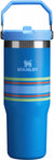 Stanley The IceFlow Flip Straw Tumbler 30oz Azure Mesh