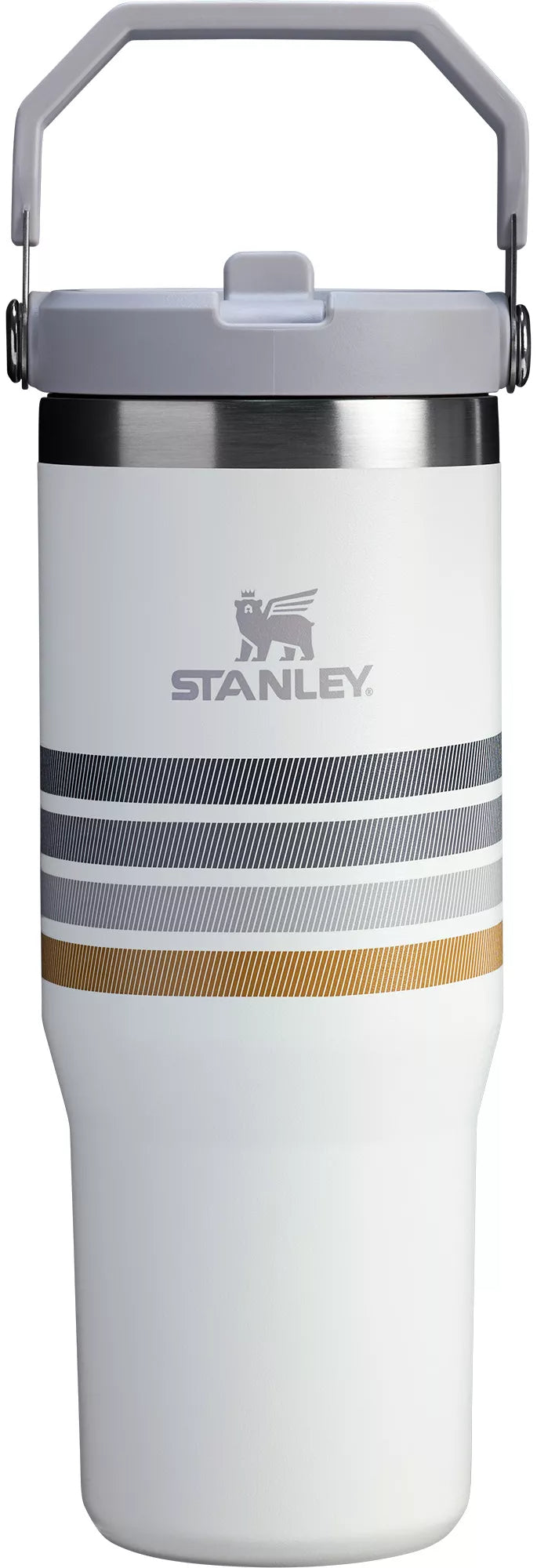 Stanley The IceFlow Flip Straw Tumbler 30oz Cream Ash Stripe