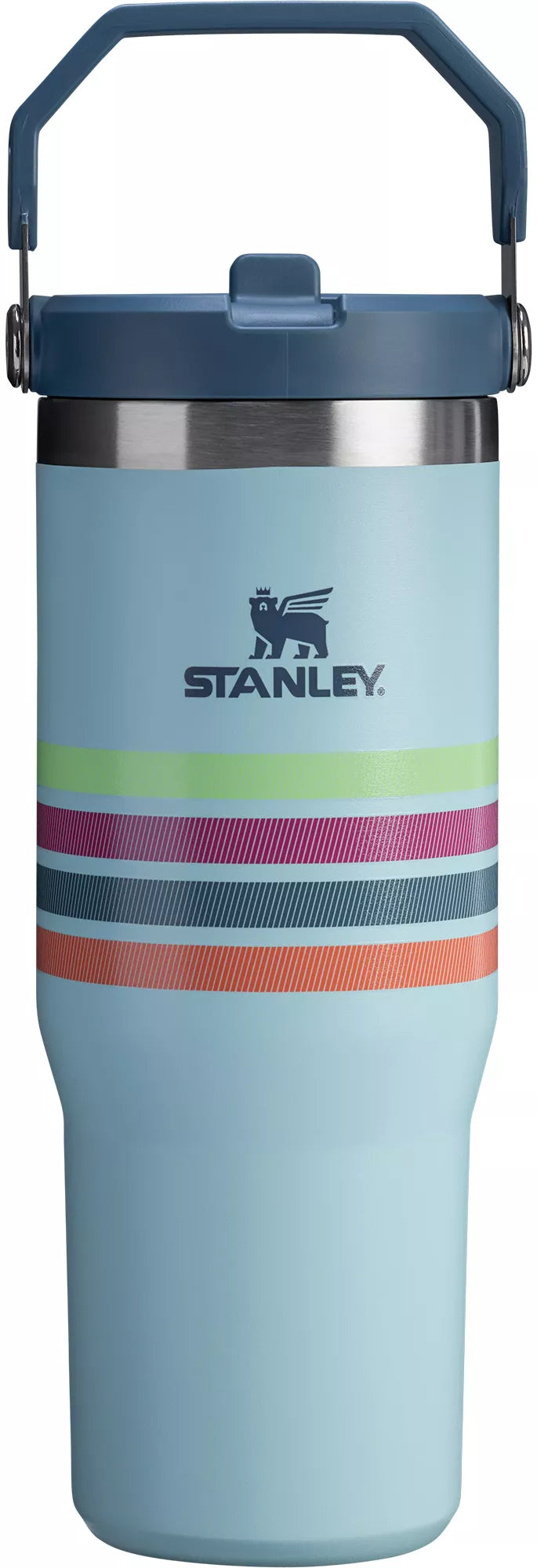 Stanley The IceFlow Flip Straw Tumbler 30oz Seafoam Stripe