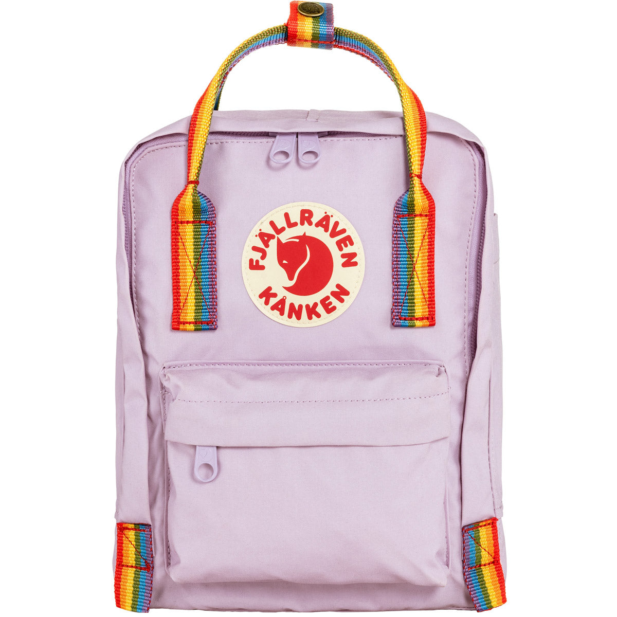 Fjallraven Kanken Rainbow Mini Pastel Lavender-Rainbow