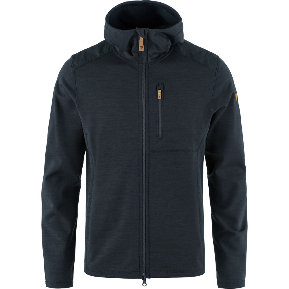 Fjallraven Men's Keb Fleece Hoodie Dark Navy