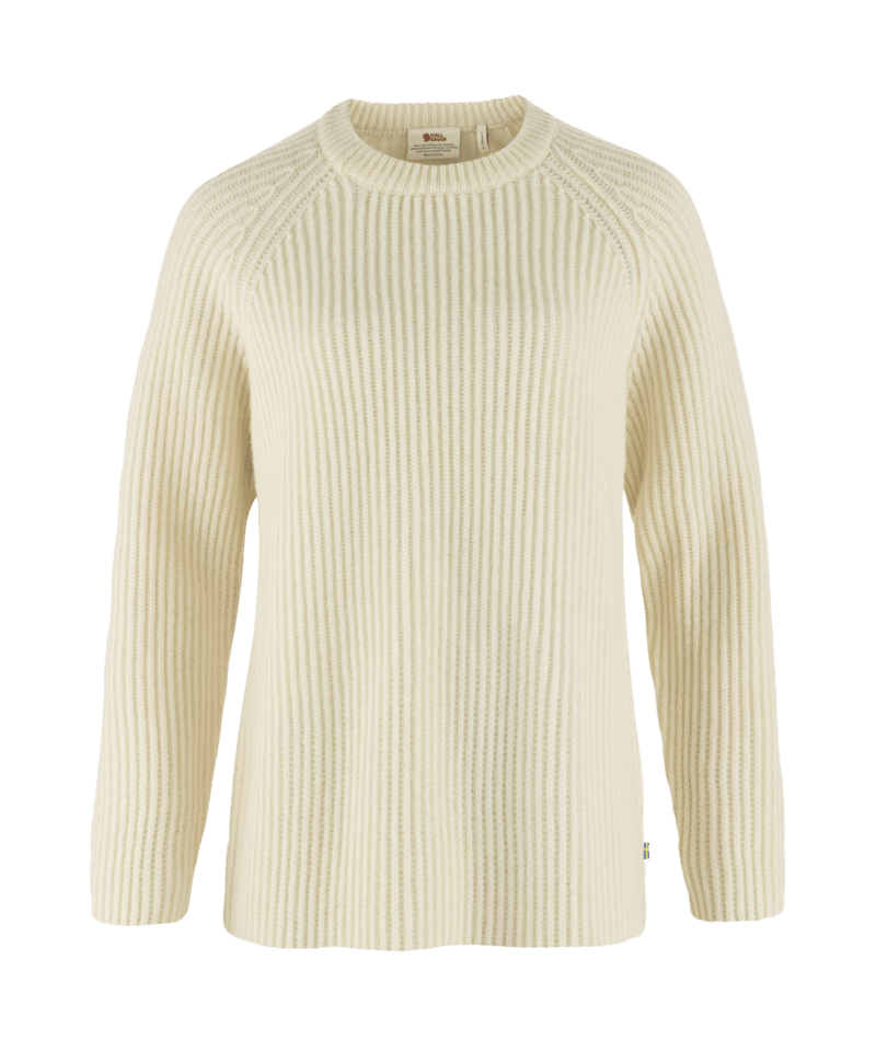 Fjallraven W Ovik Rib Sweater 113 Chalk White