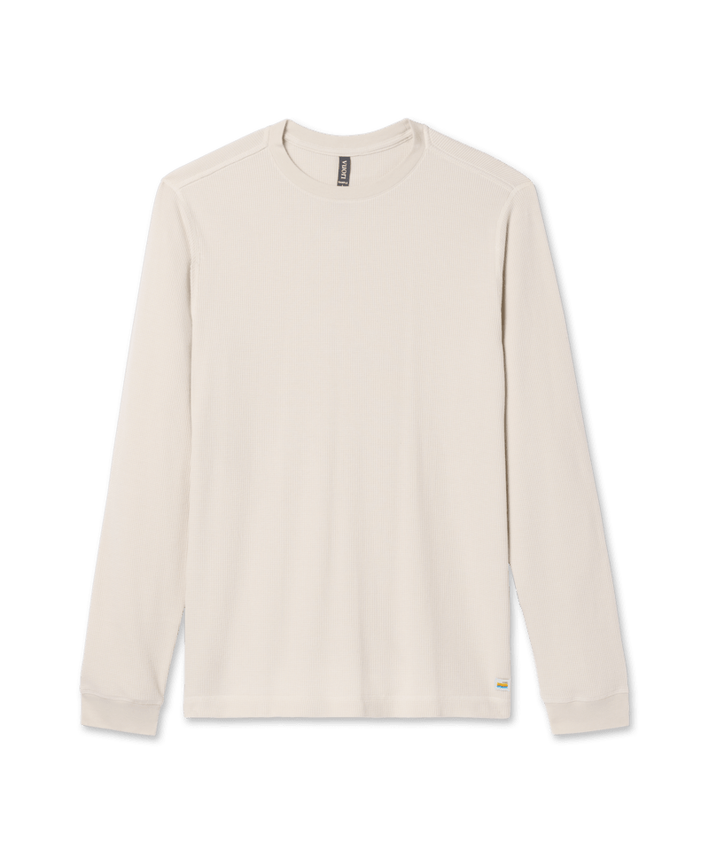 Vuori Men&#39;s Waffle Crew BNE Bone