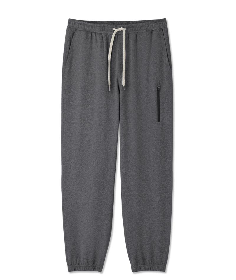 Vuori Mens Sunday Performance Sweatpant 28 HCC Charcoal Heather