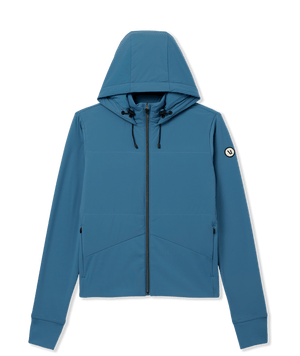 Vuori W Chilled Out Full Zip LAG Lagoon