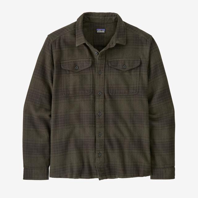 Patagonia M Fjord Flannel Shirt CABN Cascade: Basin Green