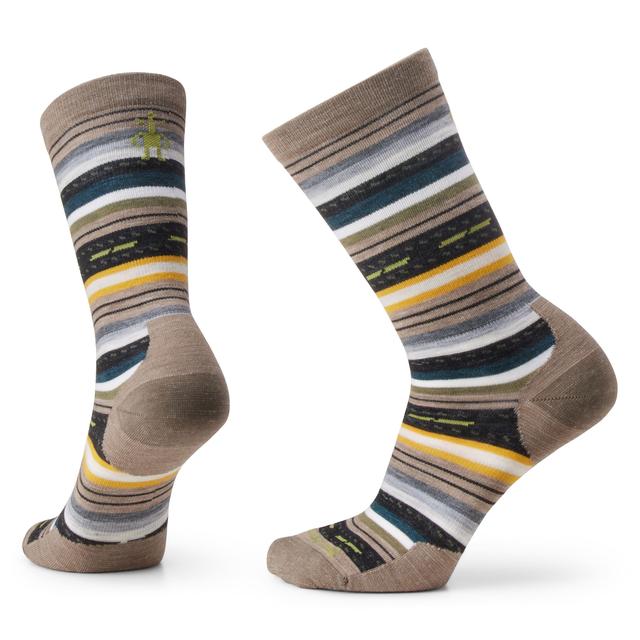 Smartwool Womens Everyday Margarita Crew Socks 880 Fossil