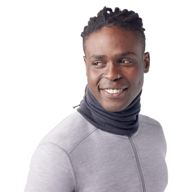 Smartwool Thermal Merino Reversible Neck Gaiter 010 Charcoal Heather