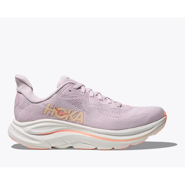 Hoka Womens Clifton 10 LRMT Lilac Cream / Tangerine Glow