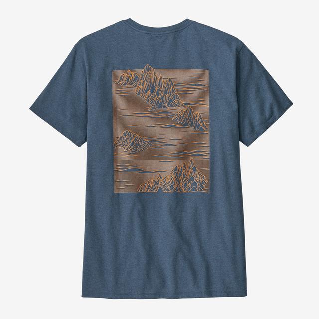 Patagonia M Strataspire Responsibili-Tee UTB Utility Blue