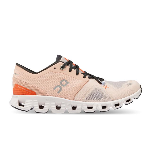 On Running Womens Cloud X 3 Rose | Sand