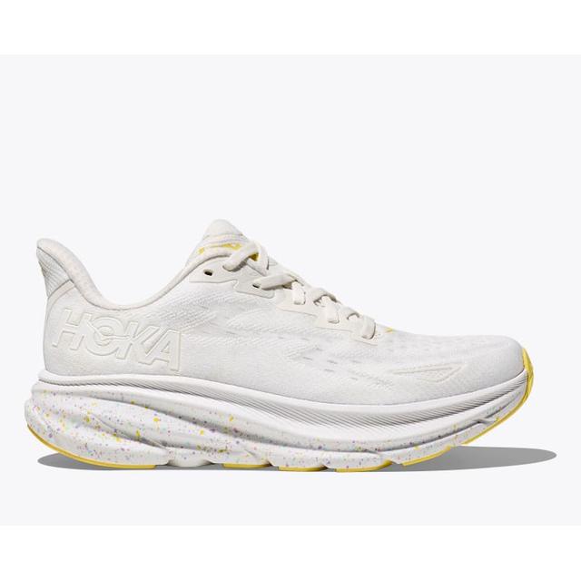 Hoka Womens Clifton 9 WTL White/Lemonade
