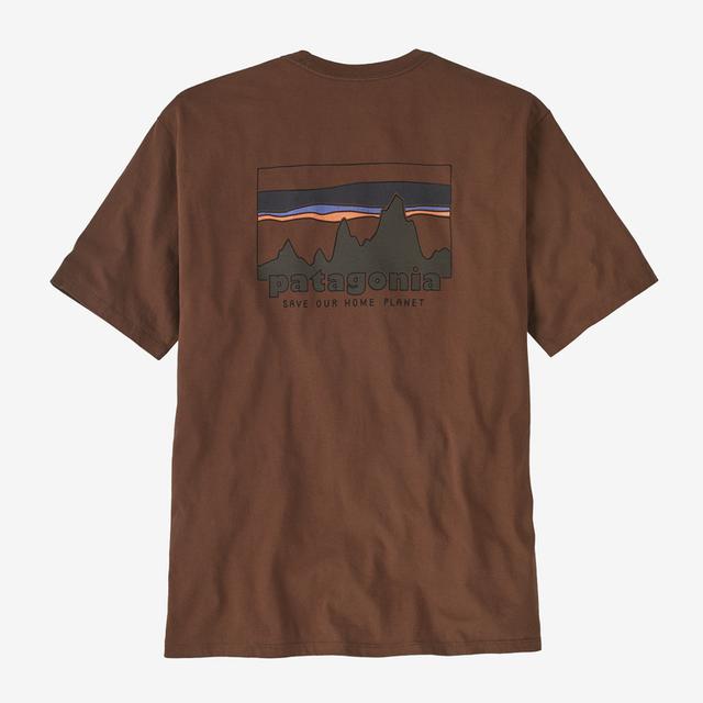 Patagonia Men&#39;s &#39;73 Skyline Organic T-Shirt MBN Molasses Brown / L