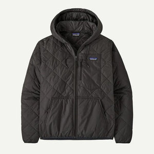 Patagonia Mens Diamond Quilted Bomber Hoody BOB Black w/Black