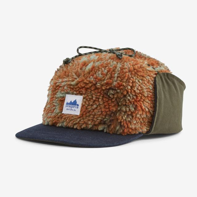 Patagonia Range Earflap Cap SWBN Sun Wave: Raptor Brown