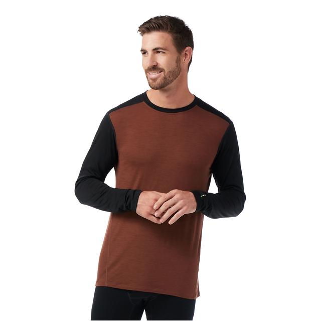 Smartwool M Classic All-Season Merino Base Layer Crew P59 Sable Brown/Black