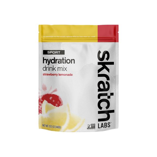 Skratch Labs Sport Hydration Drink Mix, Fruit Punch, 20-Serving Strawberry Lemonade