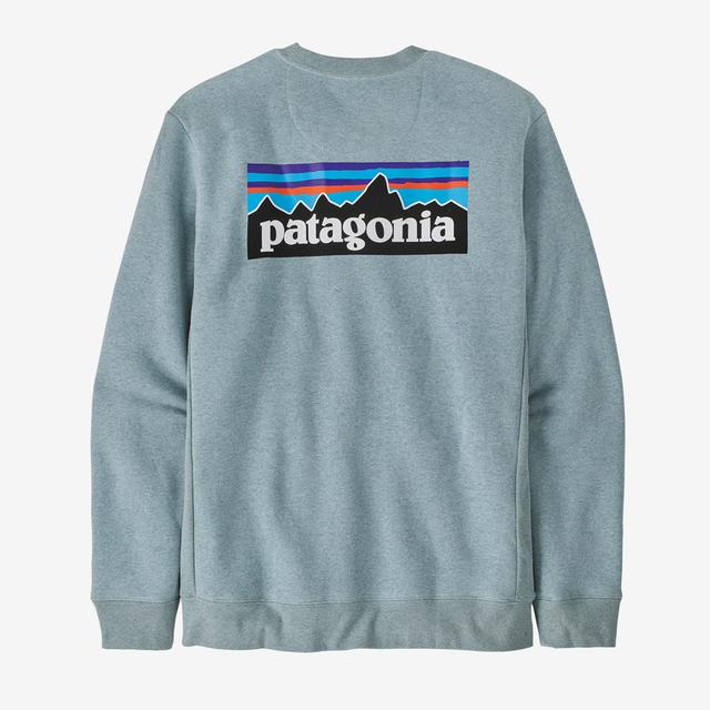 Patagonia Men's P-6 Logo Uprisal Crew Sweatshirt TBL Thermal Blue / M