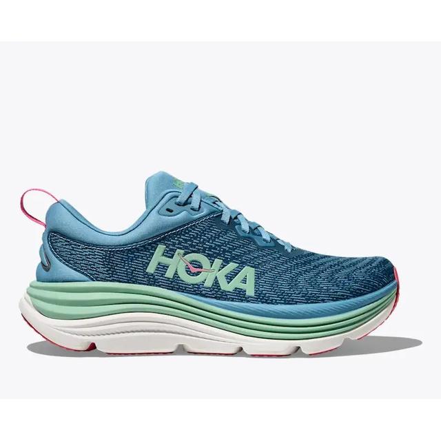 Hoka Womens Gaviota 5 ALJ Alpine Blue/Jadeite