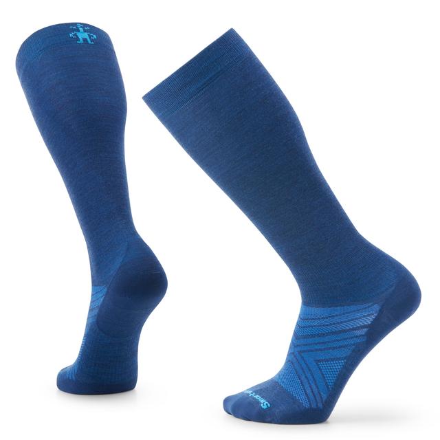 Smartwool Mens Ski Zero Cushion Over The Calf Socks B25 Alpine Blue