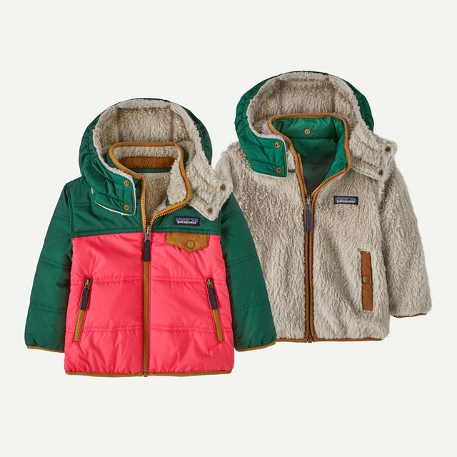 Patagonia Baby Reversible Tribbles Hoody SRAP Sierra Pink