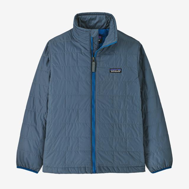 Patagonia Boys&#39; Nano Puff Jacket UTB Utility Blue