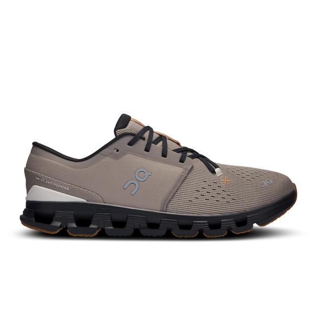 On Running Mens Cloud X 4 Fog | Black