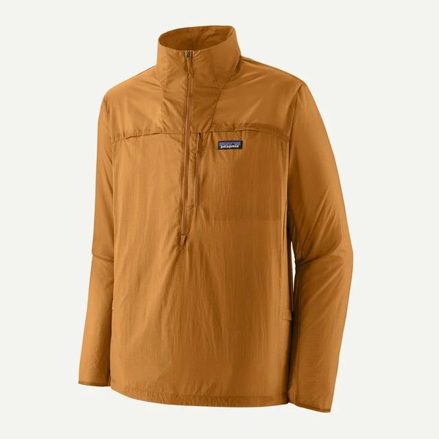 Patagonia Mens Houdini Stash 1/2 Zip Pullover TNGO Talon Gold