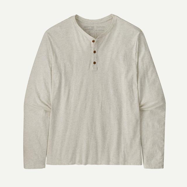 Patagonia Mens Long-Sleeved Daily Henley Birch White