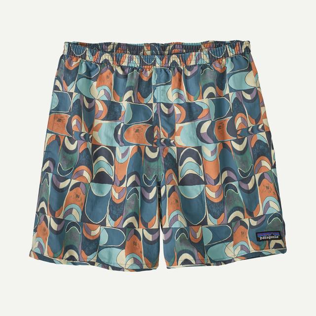 Patagonia Mens Baggies Shorts - 5 in. LGS Swallowtail Geo: Still Blue / S