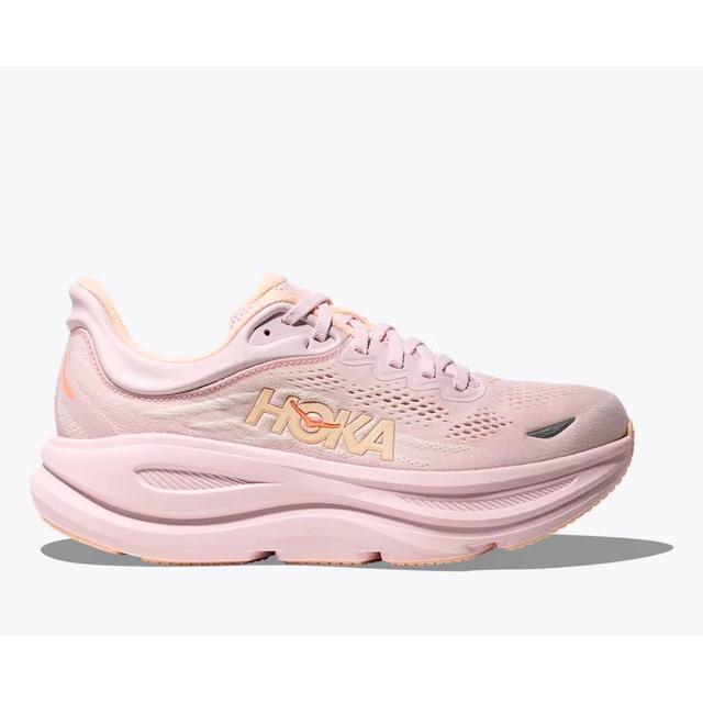 Hoka Womens Bondi 9 LRMT Lilac Cream/Tangerine Glow