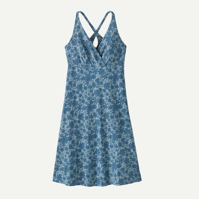 Patagonia Amber Dawn Dress - Women's Way Back: Still Blue, L Patagonia Amber Dawn Dress - Women's Way Back: Still Blue, L