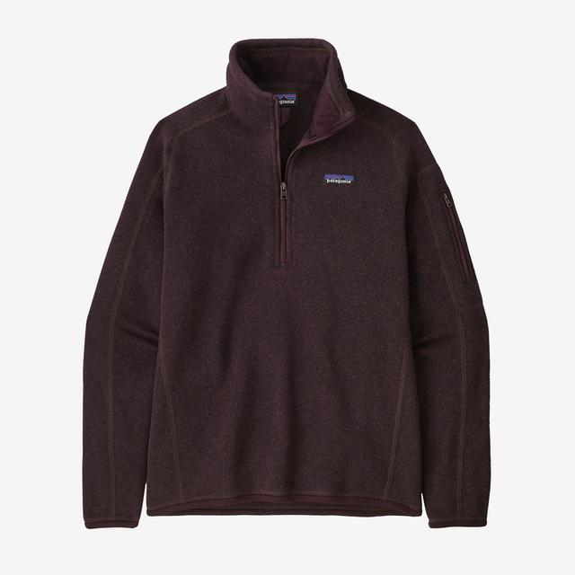Patagonia Womens Better Sweater 1/4 Zip Obsidian Plum
