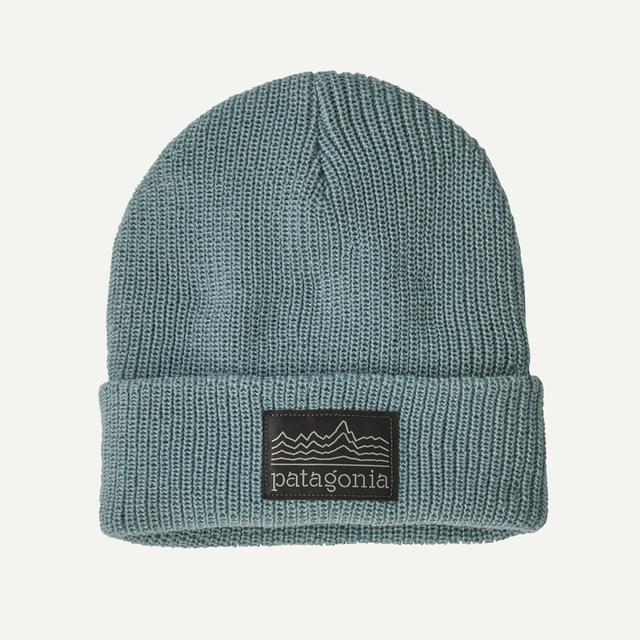 Patagonia Kids Logo Beanie STTL Strata Stencil: Thermal Blue