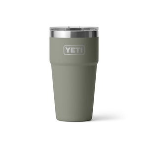 Yeti Rambler 20 oz Stackable Cup with Magslider Lid Pampa Green