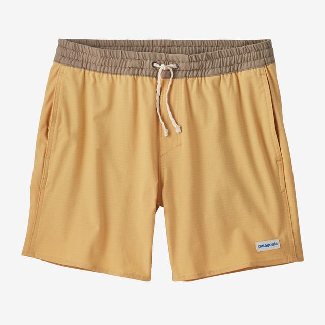 Patagonia M Home Waters Volley Shorts - 16 in. BWX Beeswax Tan