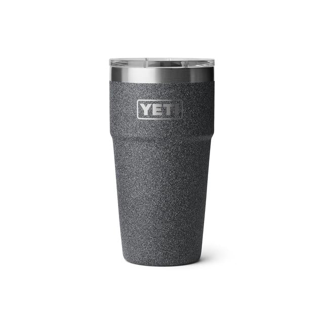 Yeti Rambler 20 oz MS Stackable Cup Black Stone