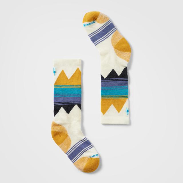 Smartwool Kids Ski Light Cushion Over The Calf Socks 100 Natural