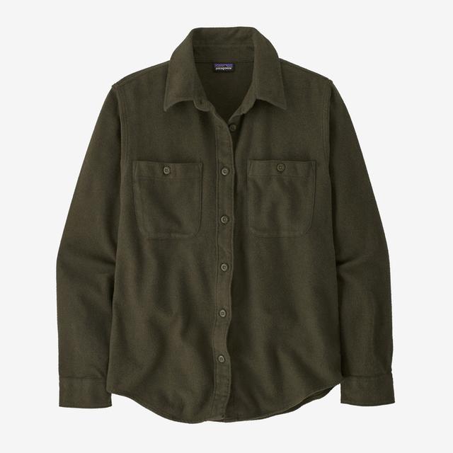 Patagonia W Fjord Flannel Shirt CAPN Cascade: Pine Needle Green