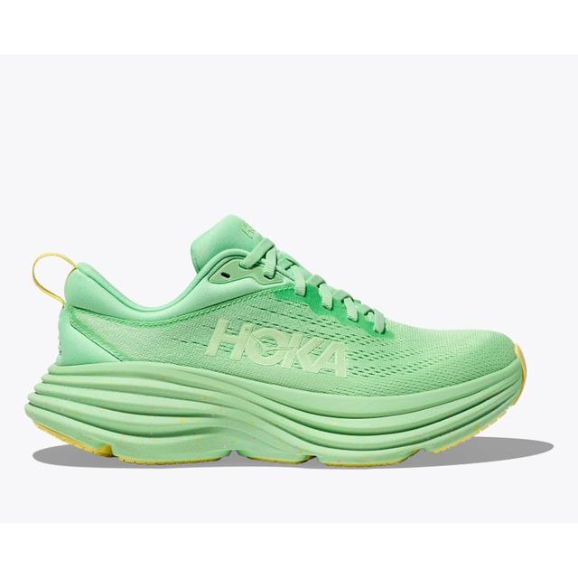 Hoka Womens Bondi 8 Lime Glow/Lemonade