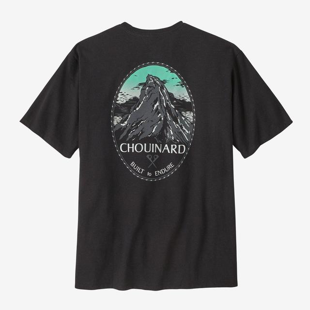 Patagonia M Chouinard Crest Pocket Responsibili-Tee INBK Ink Black