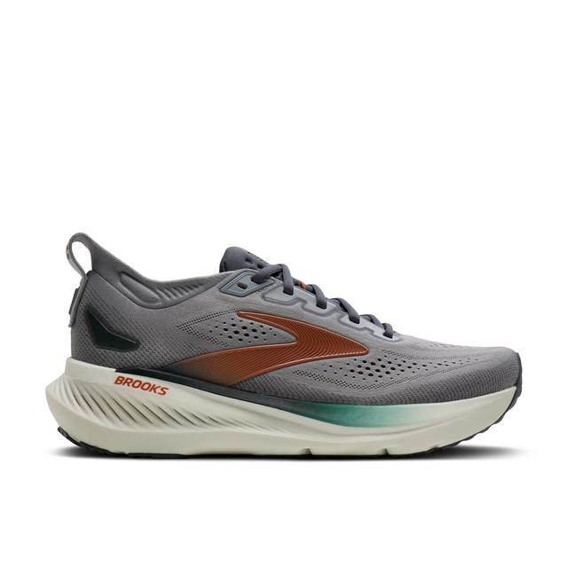 Brooks Mens Glycerin 23 050 Weathervane/Bombay Brown/Clear