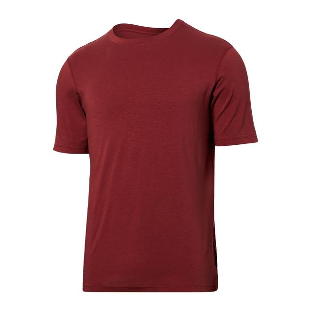 Saxx Underwear Co. Mens DropTemp Cooling Cotton Tee RCL Red Clay