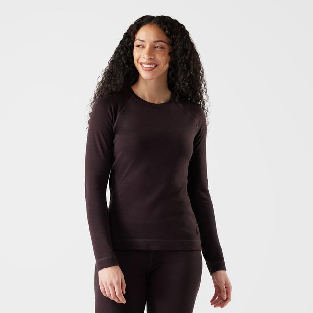 Smartwool Womens Classic Thermal Merino Base Layer Crew P85 Mink Heather