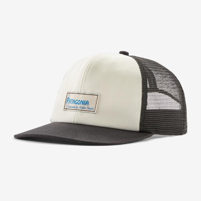 Patagonia Relaxed Trucker Hat WPLW Water People Label: White