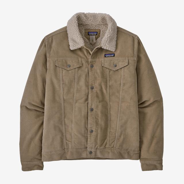 Patagonia Men&#39;s Pile-Lined Trucker Jacket SBDY Seabird Grey