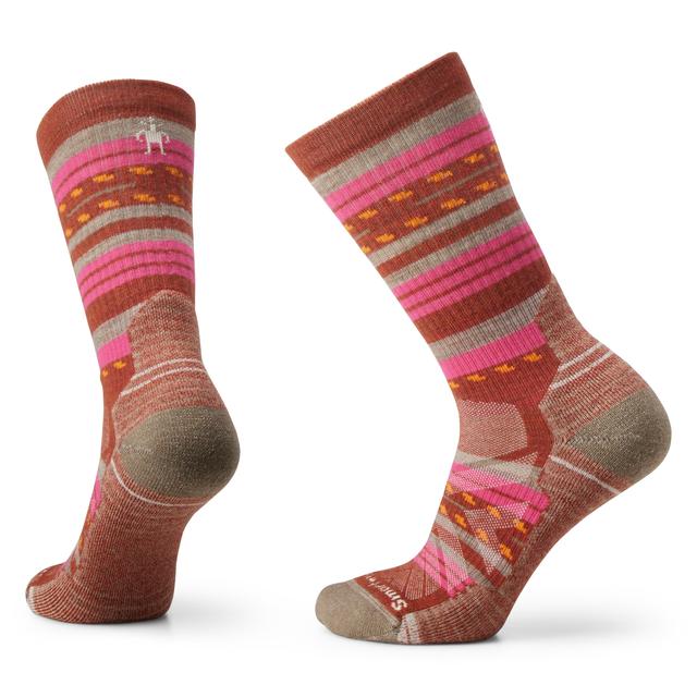 Smartwool Womens Hike Light Cushion Margarita Crew Socks J33 Picante
