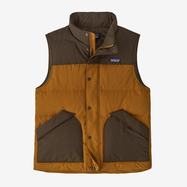 Patagonia M Downdrift Vest HBN Shelter Brown / S